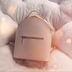 Ted Baker cross grain leather backpack
